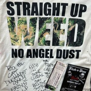 Bone Thugs-n-Harmony shirt all band members signatures